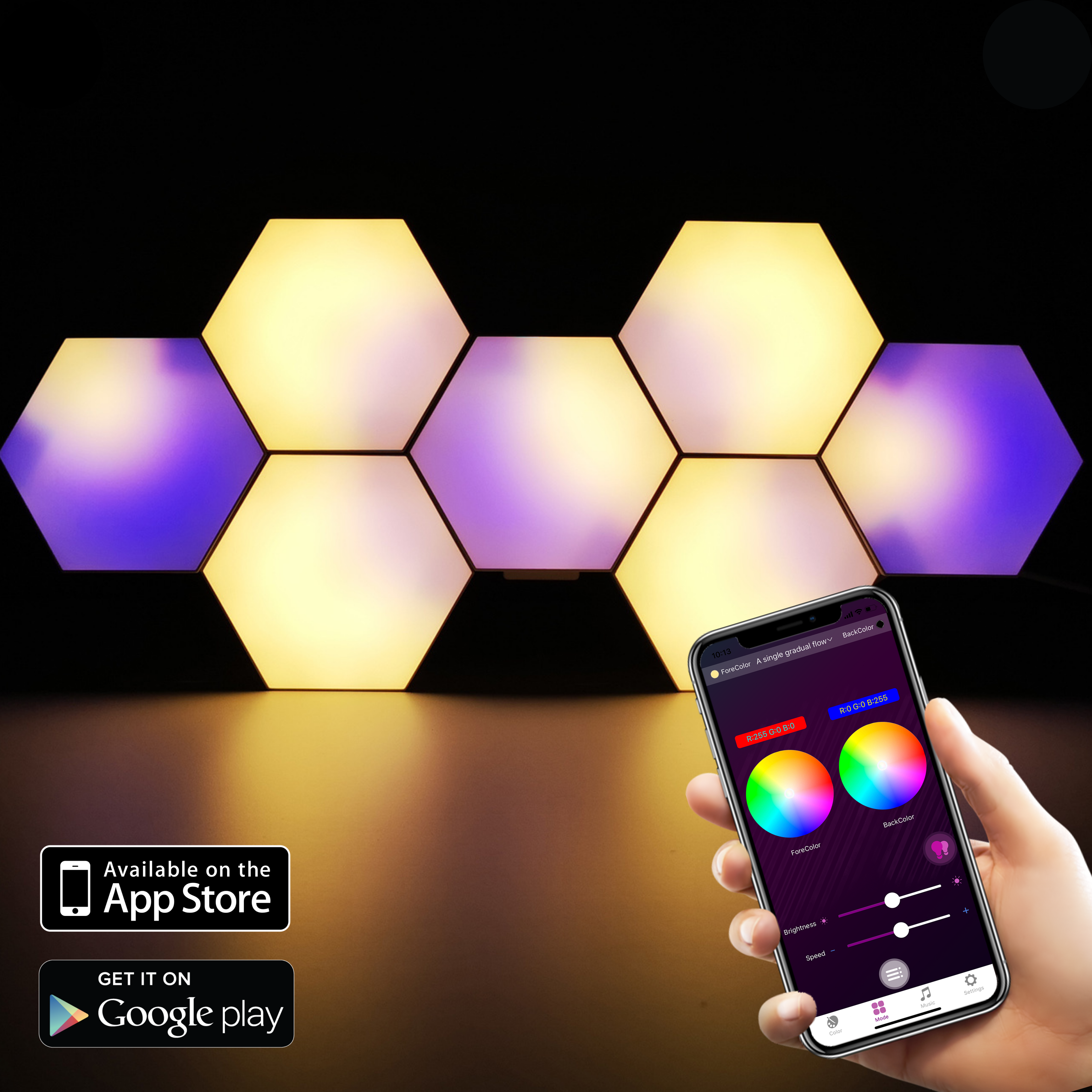 TULITE Hexagon Ambiance Light